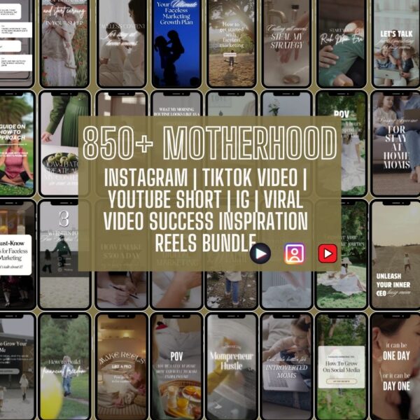 1 Motherhood Reels Faceless Reels
