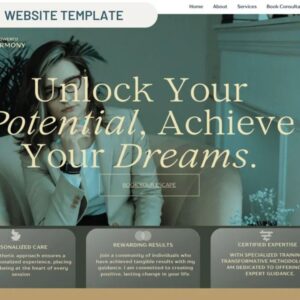 Life Coach Website Template