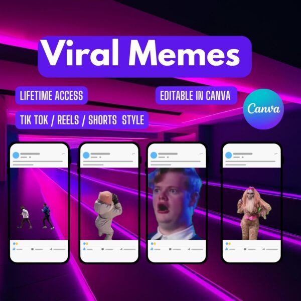 Transparent Memes | Meme Emotes | Easy Canva Edit