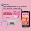 Bold Social Media Manager Website Template Bold Social Media Manager Website Template