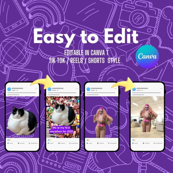 Transparent Memes | Meme Emotes | Easy Canva Edit