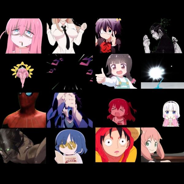 Anime Green Screen & Transparent WEBM Overlays