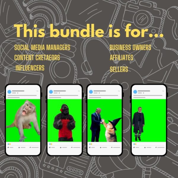 Meme Emote Pack – Green Screen Meme Bundle for Social Media Meme Emote Pack – Green Screen Meme Bundle for Social Media