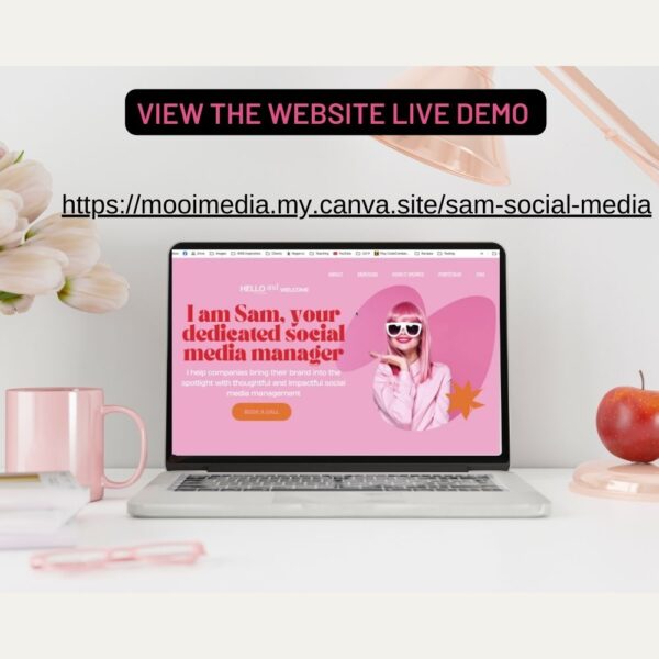 Bold Social Media Manager Website Template Bold Social Media Manager Website Template