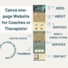 Life Coach Website Template Life Coach Website Template