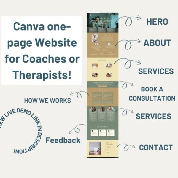 Life Coach Website Template Life Coach Website Template
