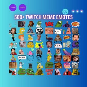 500+ Twitch Meme Emotes