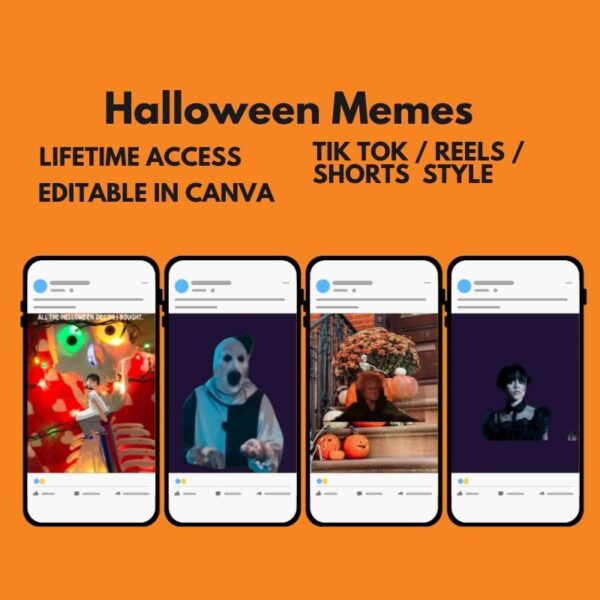 2 Halloween Meme Templates for Canva