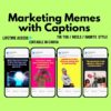 Marketing Meme Templates: Canva Editable Social Media Content Marketing Meme Templates: Canva Editable Social Media Content