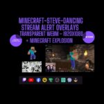 Minecraft Steve Dancing Stream Alert