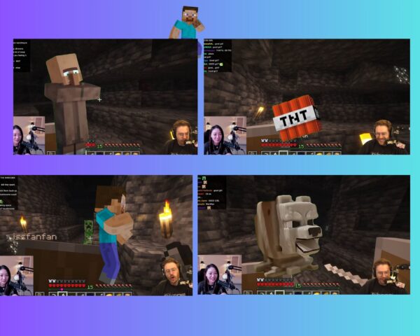 Minecraft Steve Dancing Stream Alert